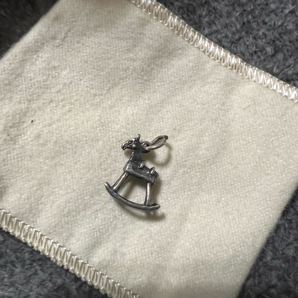 James Avery Retired Rocking horse charm sterling silver